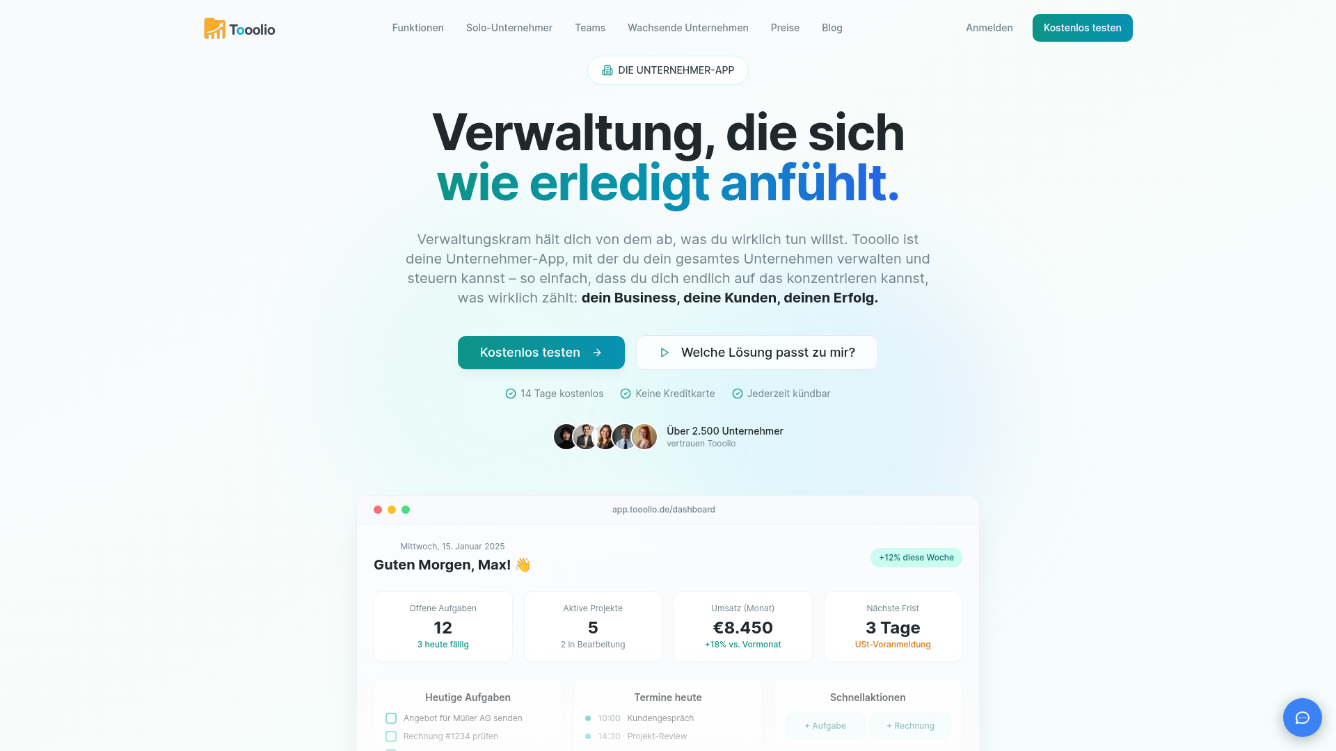Mentoring & Toool.io - Dan Bauer | Unterstützung für Unternehmer